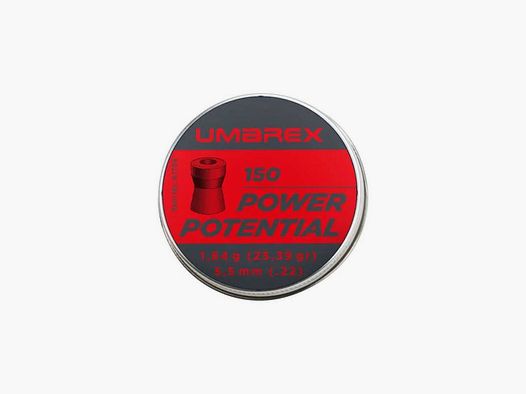 Umarex Diabolo Power Potential 5,5mm Flachkopf 150 Stk.