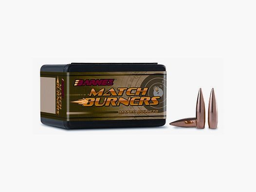 BARNES POCISKI KAL. (.224″) OPRÓŻNIONY CZUBEK PŁASKA PODSTAWA KARABIN BARNES POCISKI MATCH BURNER 22 KALIBER (0.224″) HP FB 52G 100/SZT.