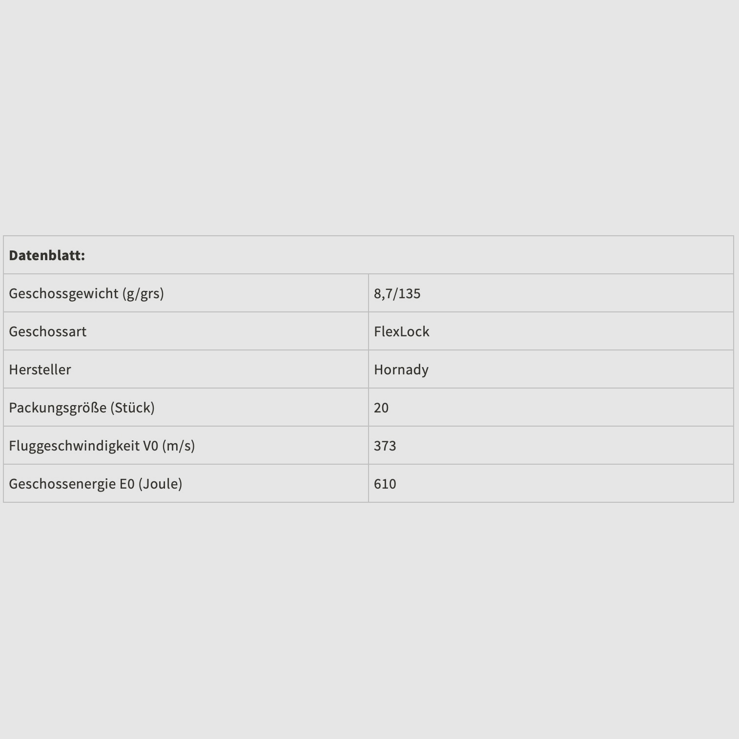 Hornady 184158 .357 SIG FlexLock 8,7g 135grs. amunicja pistoletowa