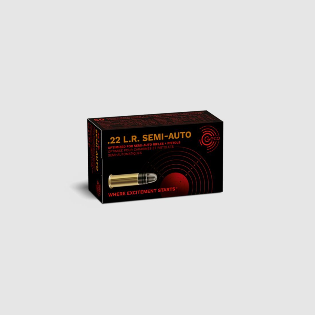 Geco Semi Auto .22 LR 40gr/2.6g, image 1 sur 2