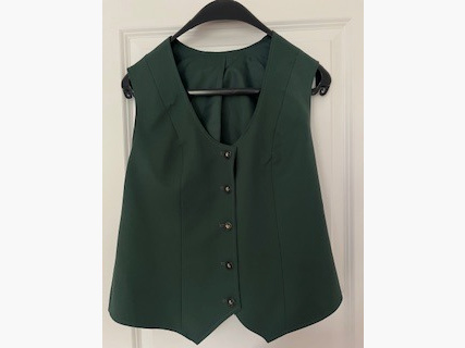 Chaleco de protección, verde, mujeres