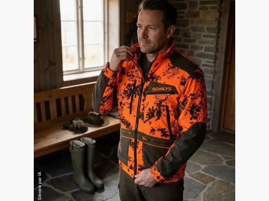 Ultra Light Jacke Orange - Leichtigkeit und Leistung für die intensive Jagd