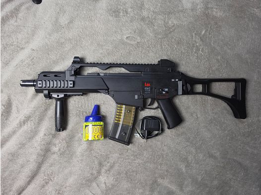 Heckler & Koch G36 C Dual Power Softair AEG set completo – Estado top con accesorios