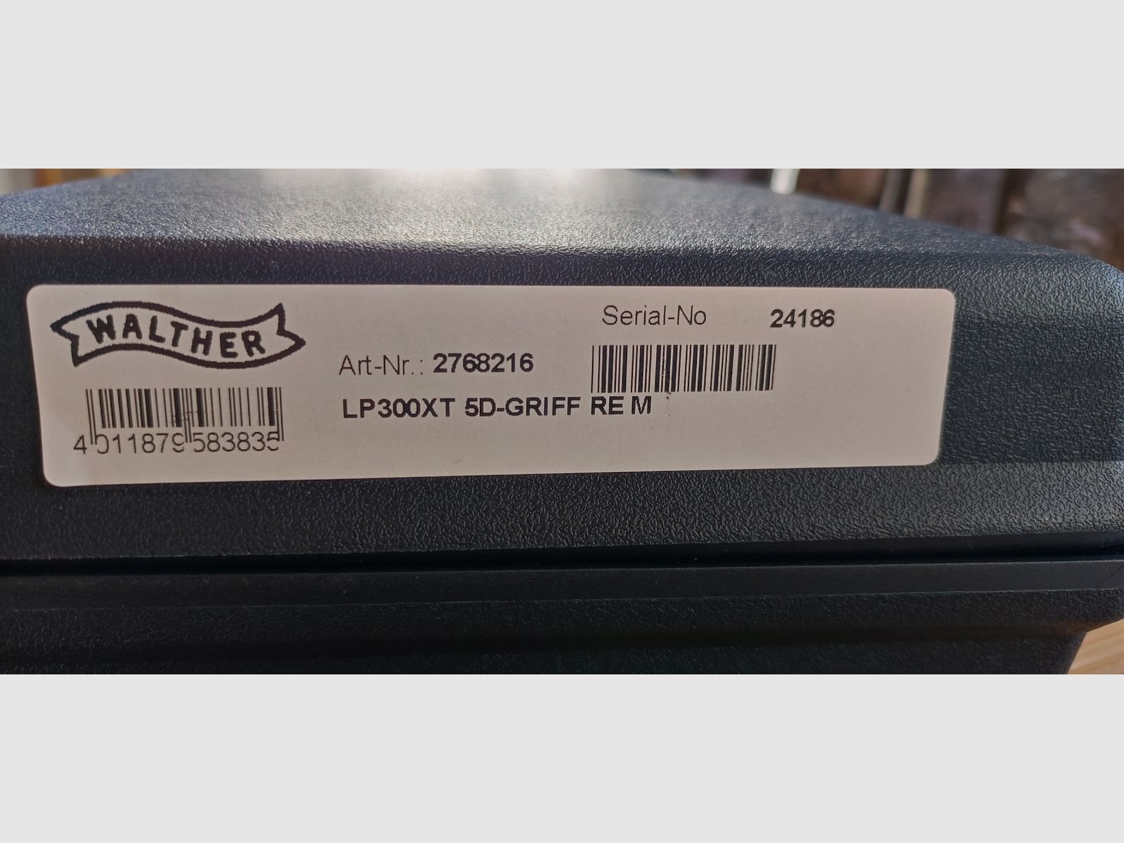 Walther LP 300 XT 5D Grip RE M