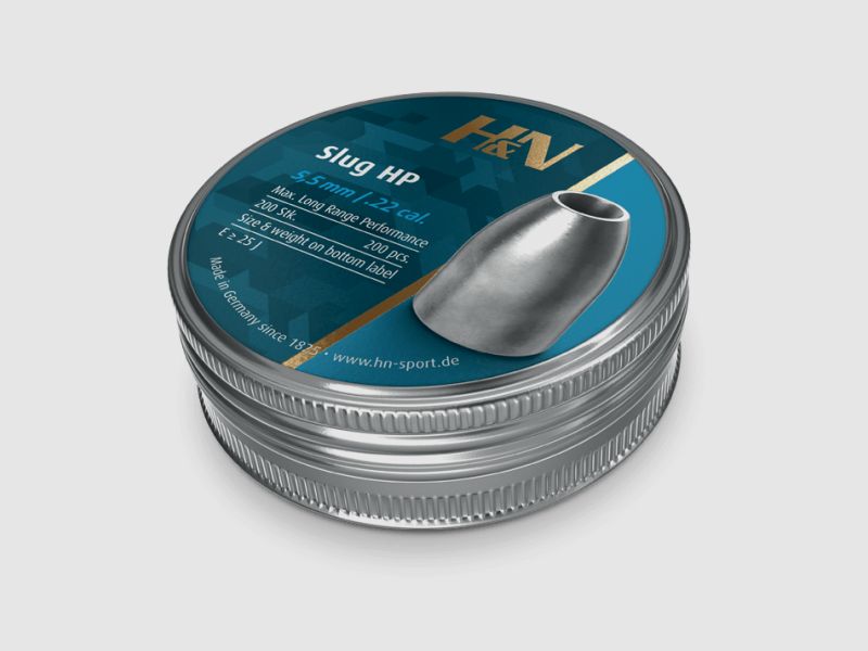 H&N Slug HP, .218 / 5.53mm
