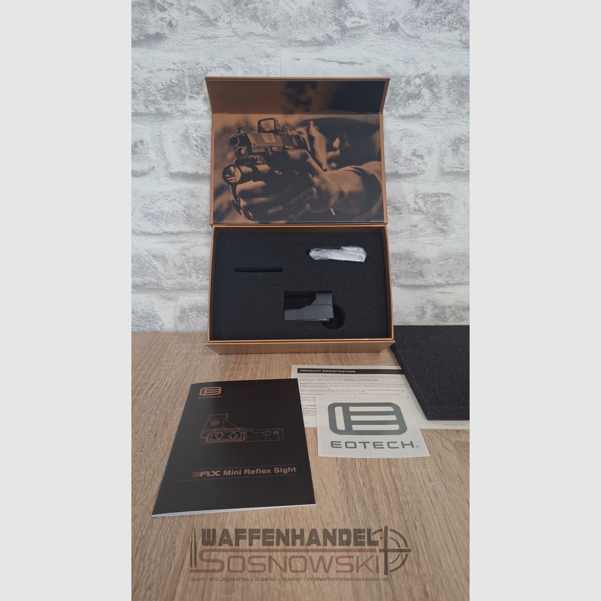 EOTech EFLX Mini Reflexvisier 3MOA, schwarz