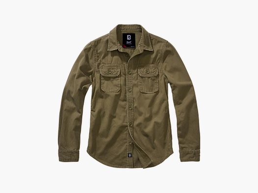 Brandit Brandit Hemd Vintageshirt Longsleeve oliv Frauen