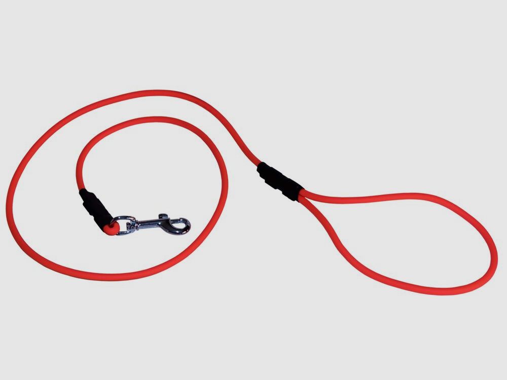 Handleine rund mit Karabiner – orange