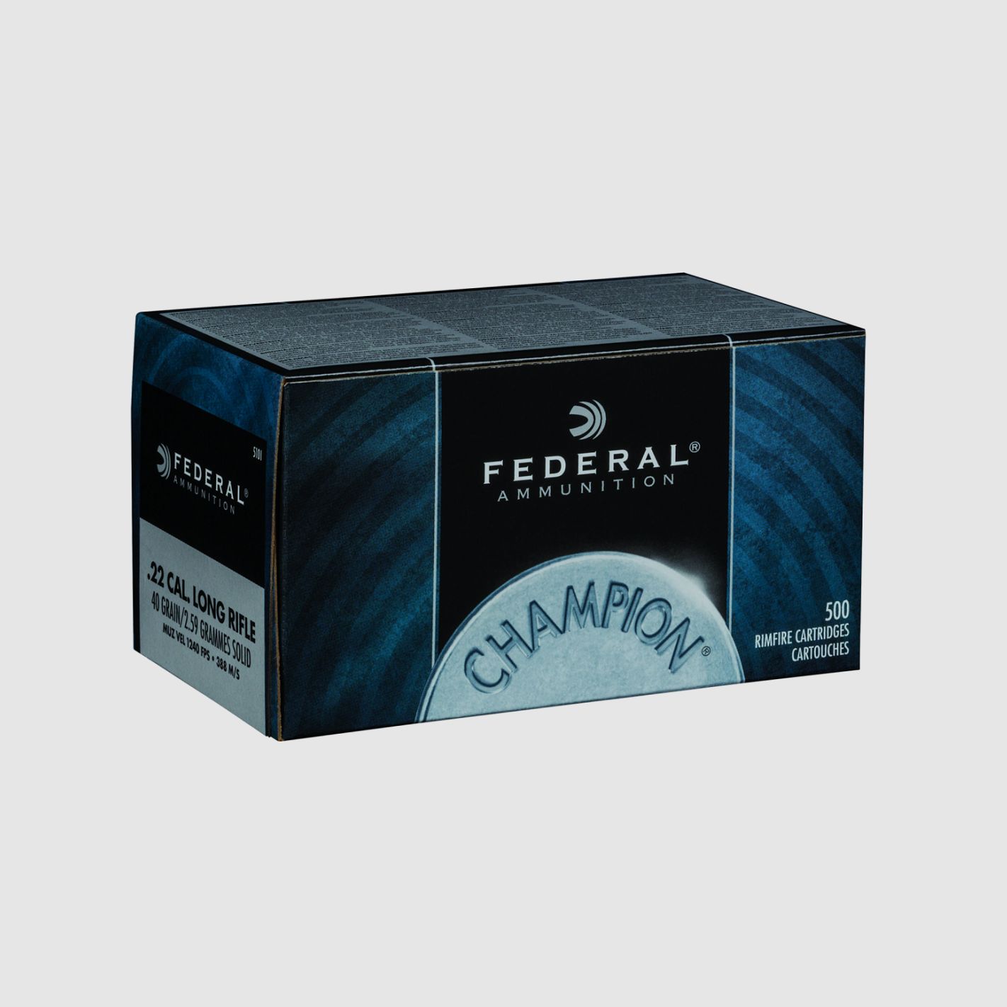 FEDERAL 22 LR TRAINING SOLID 40 GRS / 2,59 G SOLID 50 STK, Bild 1 von 6