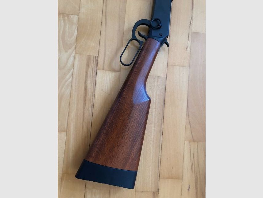 Umarex Cowboy Rifle 88g Co2 GEWEHR inkl. Magazin + 88g CO2 Patrone + eine Dose Munition schwarz braun SET