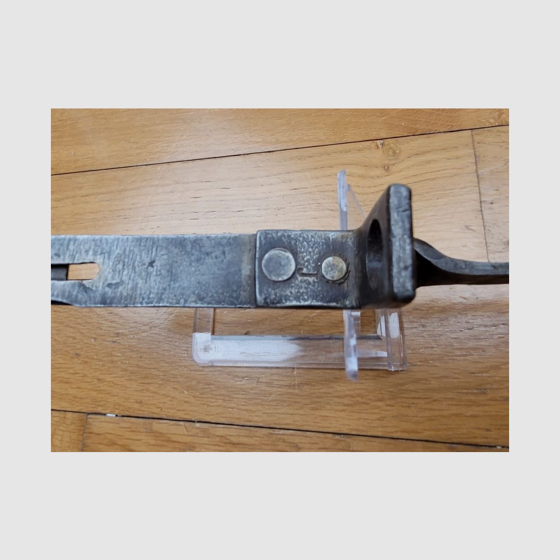Rare baïonnette autrichienne d&rsquo;urgence Ersatz – fusil Steyr 1895 – peu courant fourreau ersatz V&N aussi – PAS COPIE INDIENNE – TBE+, image 9 sur 13