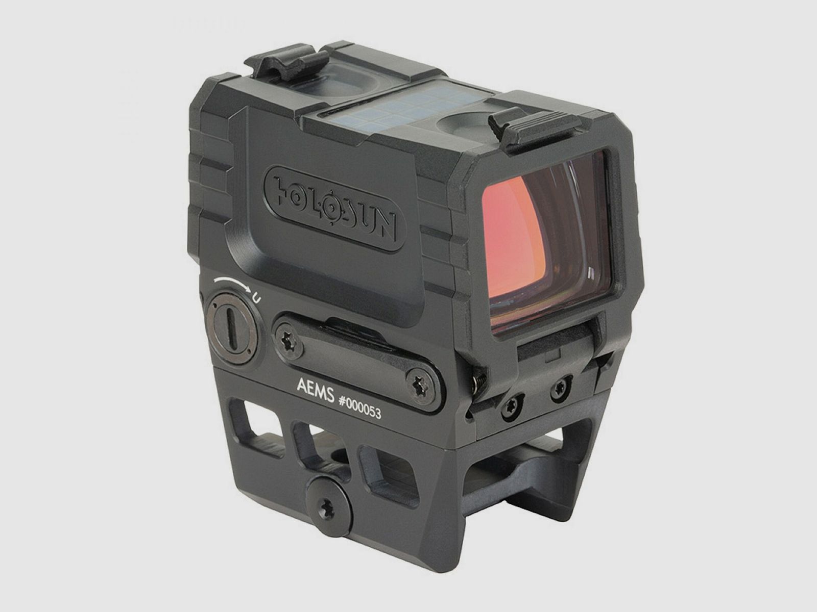 Holosun – Reflex Visier / AEMS-RD-Black / rotem Wechselabsehen: 2MOA Dot & 65MOA Cricledo, Bild 2 von 8