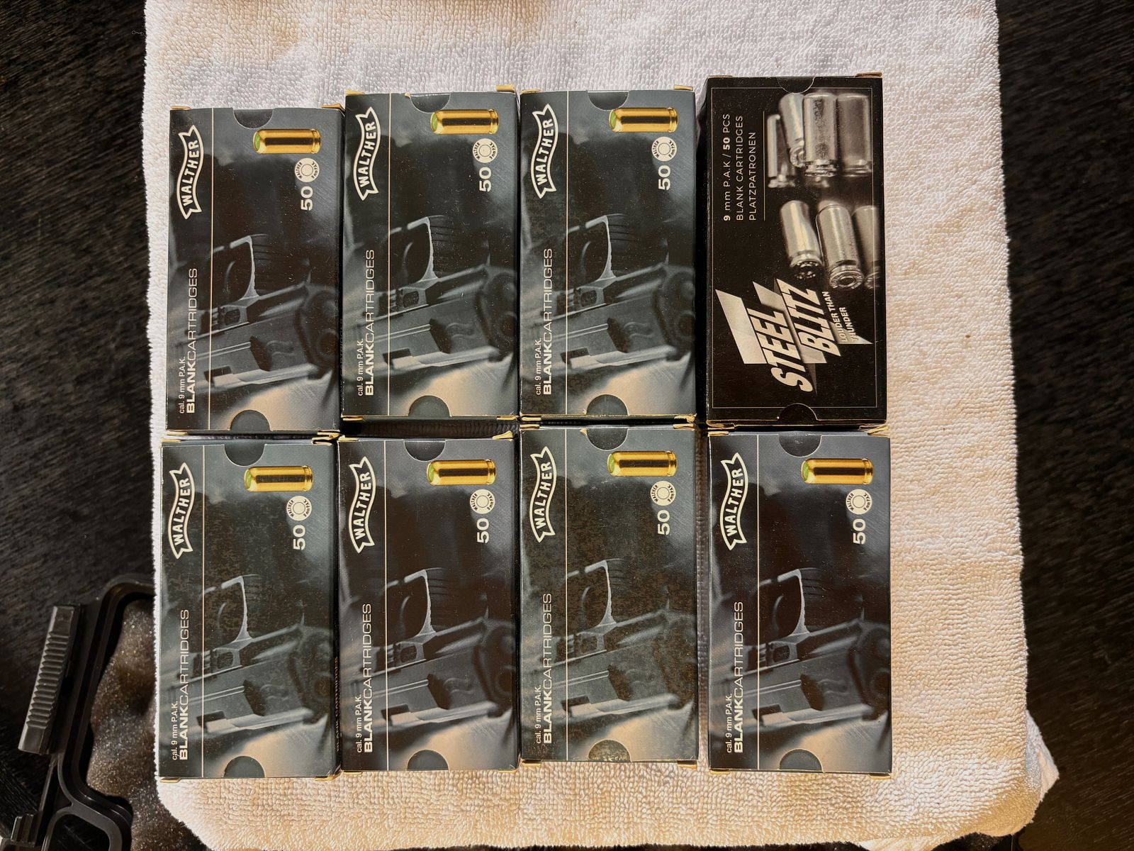 Walther P99 Schreckschuss 9mm P.A.K. (Umarex) - incl. wapenkoffer, vervangend magazijn, geluiddemper en munitie
