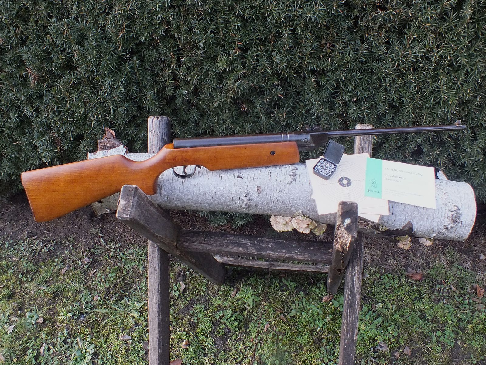 Rifle de aire comprimido Suhler Haenel 300- 3 con culata deportiva, RDA