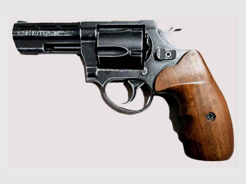 ME 38 Magnum Schreckschuss-Revolver "Antik-Look" (Used-Finish) im Kaliber 9mm R.K. (PTB 706)