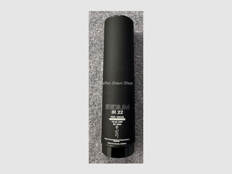SOUND MODERATOR IRIDIUM, IR 5,6mm 1/2-20UNF