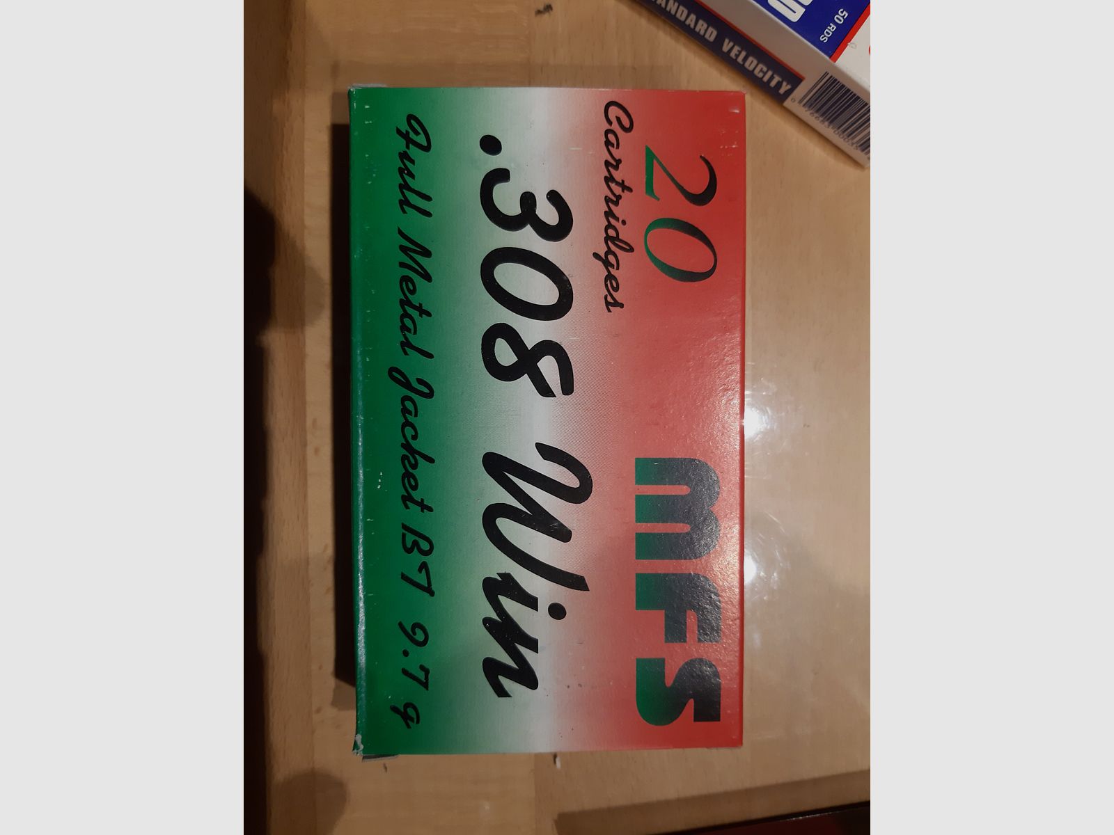 450 rounds .308 Win FMJ full metal jacket ammunition - Manufacturer MFS