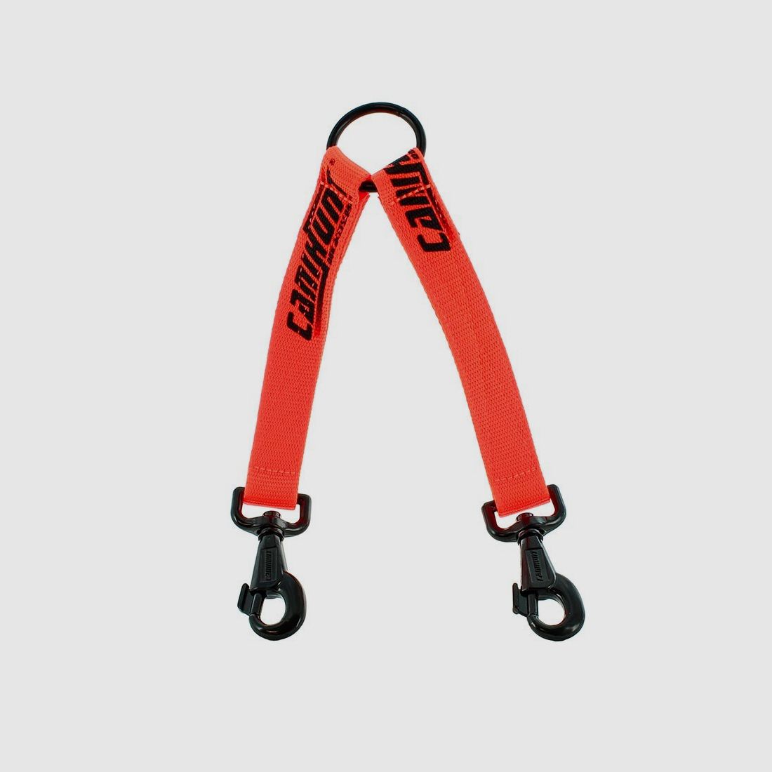 Flachadapter HUNTER - Polyester - 2 Karabiner