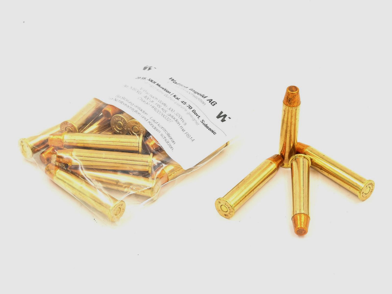 SKH, 45-70 Govt. Subsonic, HS-KS, 400 gr., 20 Stk.