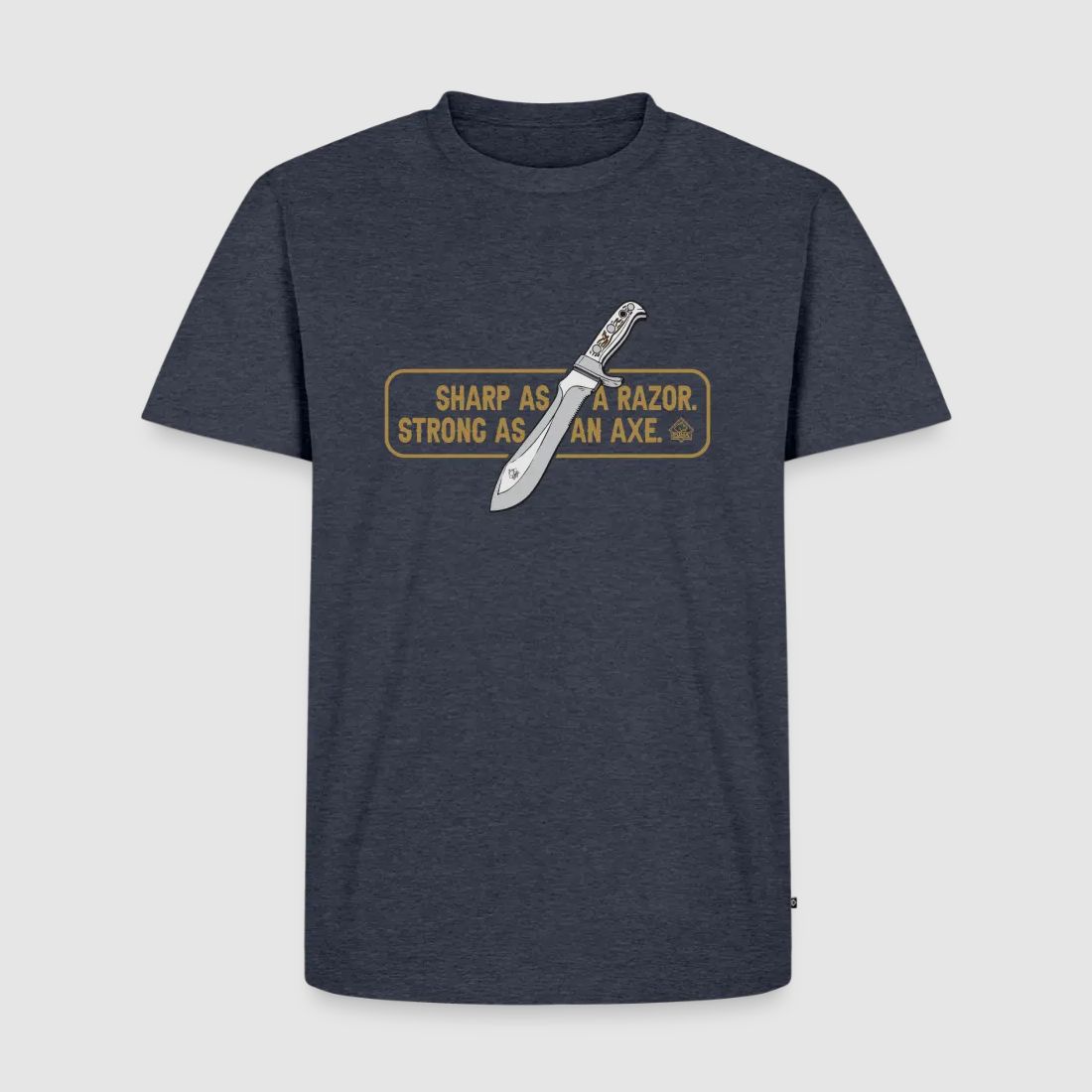 PUMA Heren Premium T-Shirt "White Hunter Sharp & Strong"