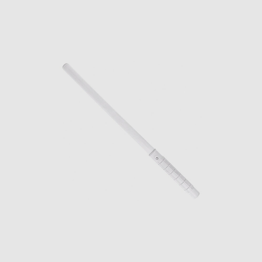 HPE 62 cm klassischer flexibler Gummi Schlagstock - Weiß - Abwehrstock