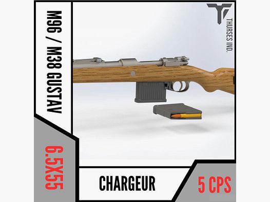 TI Magazynek M96 / M38 Carl Gustav 5 nabojów