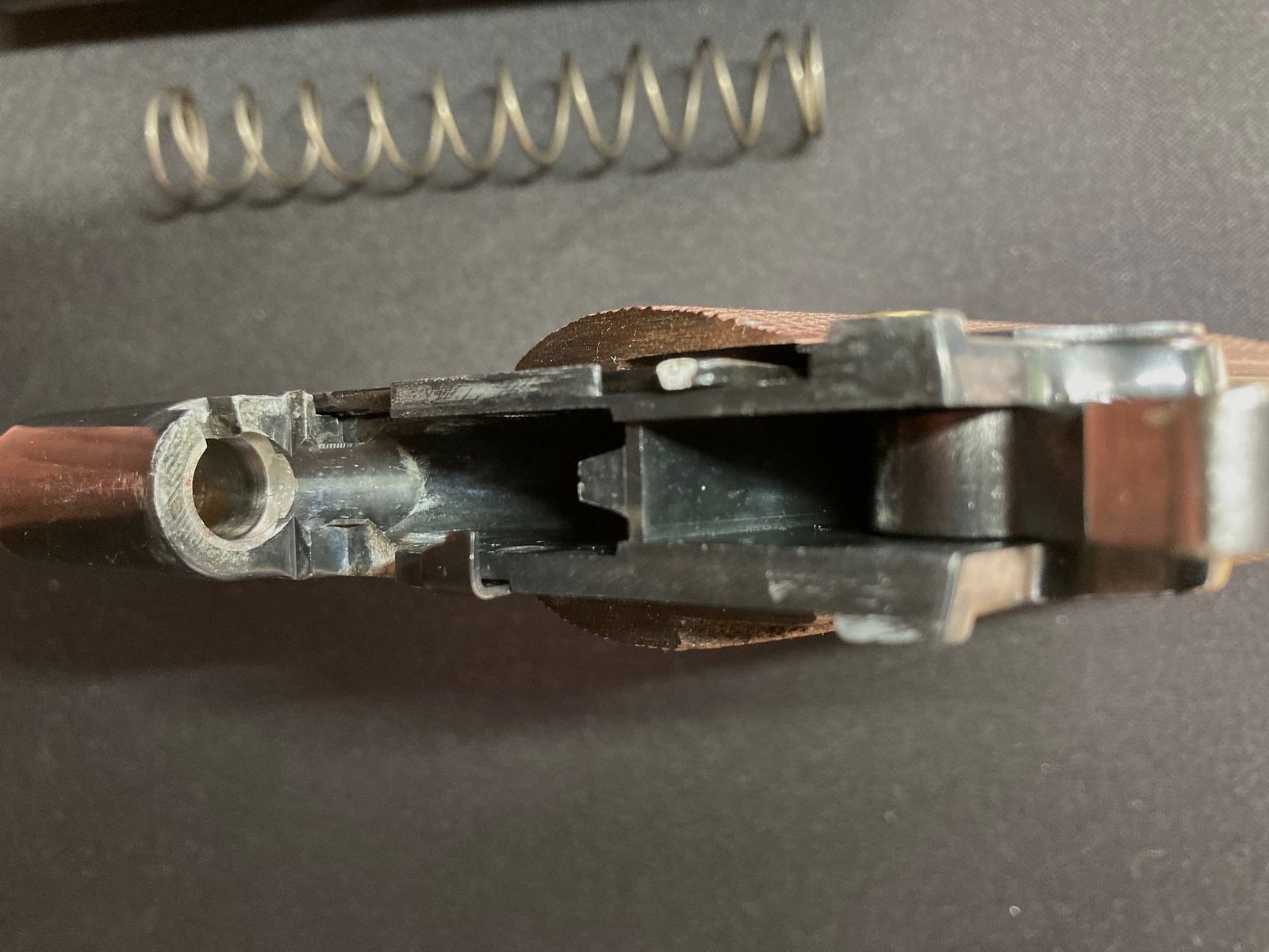 EGP 45, "Torro 45", PTB-Nr. 297, ERMA-Werke, Reizstoff-/Signalpistole,  8mm Knall