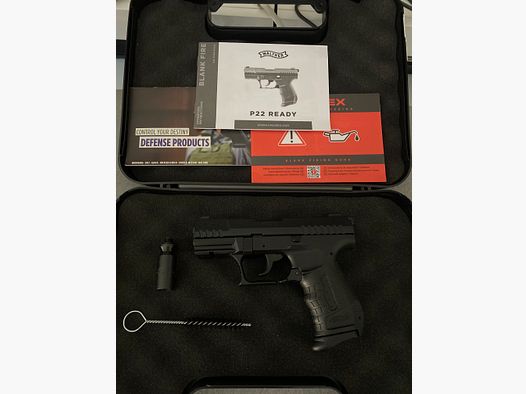 Walther P22 Ready 9mm P.A.K. mit Koffer Neu