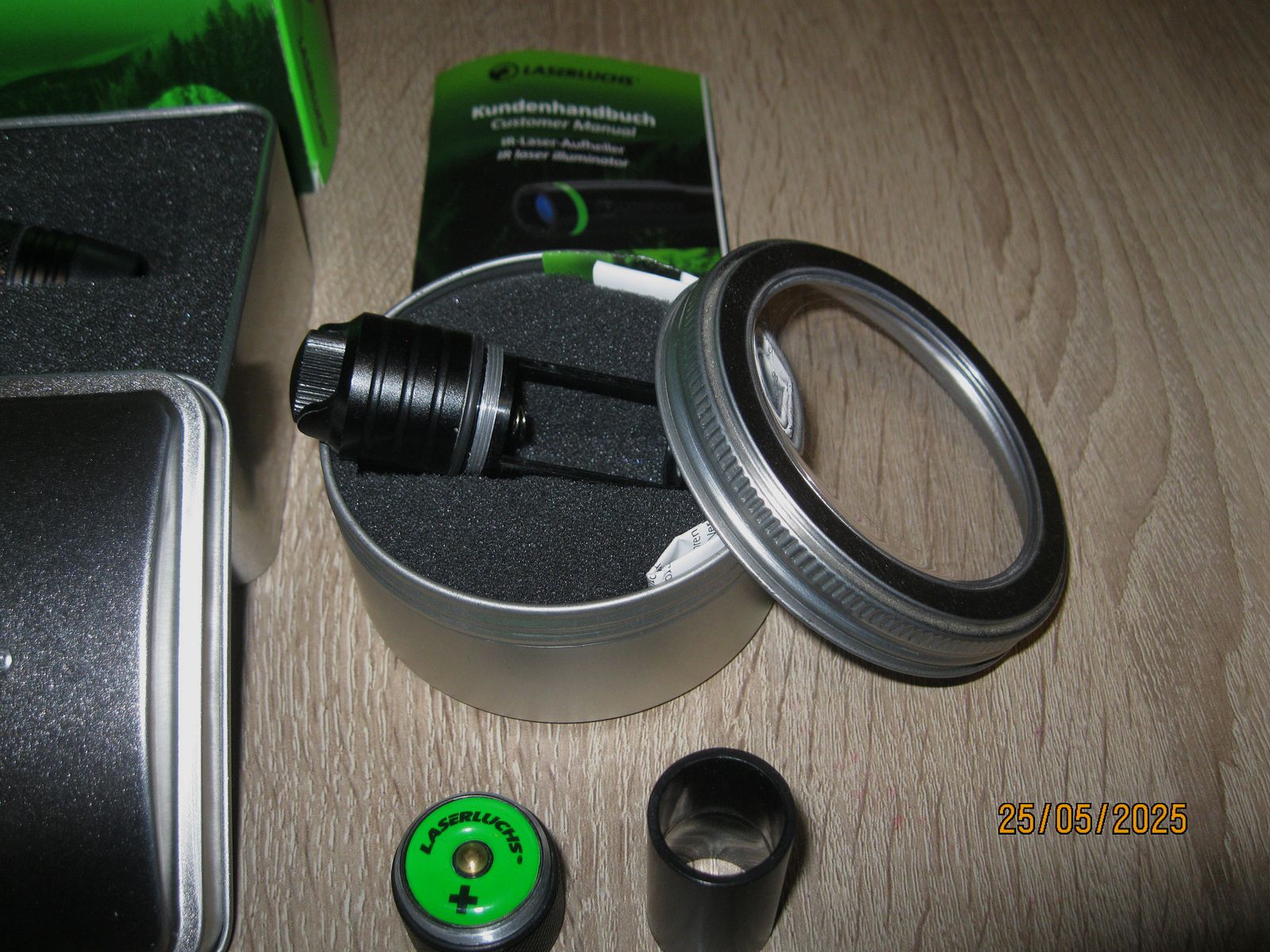 Nachtsichtgerät IR Strahler Laserluchs LA 850-50 Pro  Komplettpaket. 