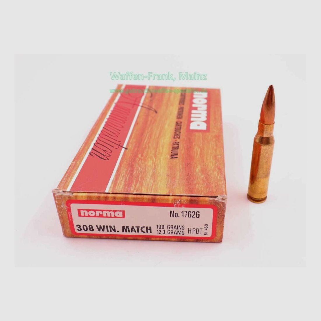 Norma rifle cartridges .308Win Match