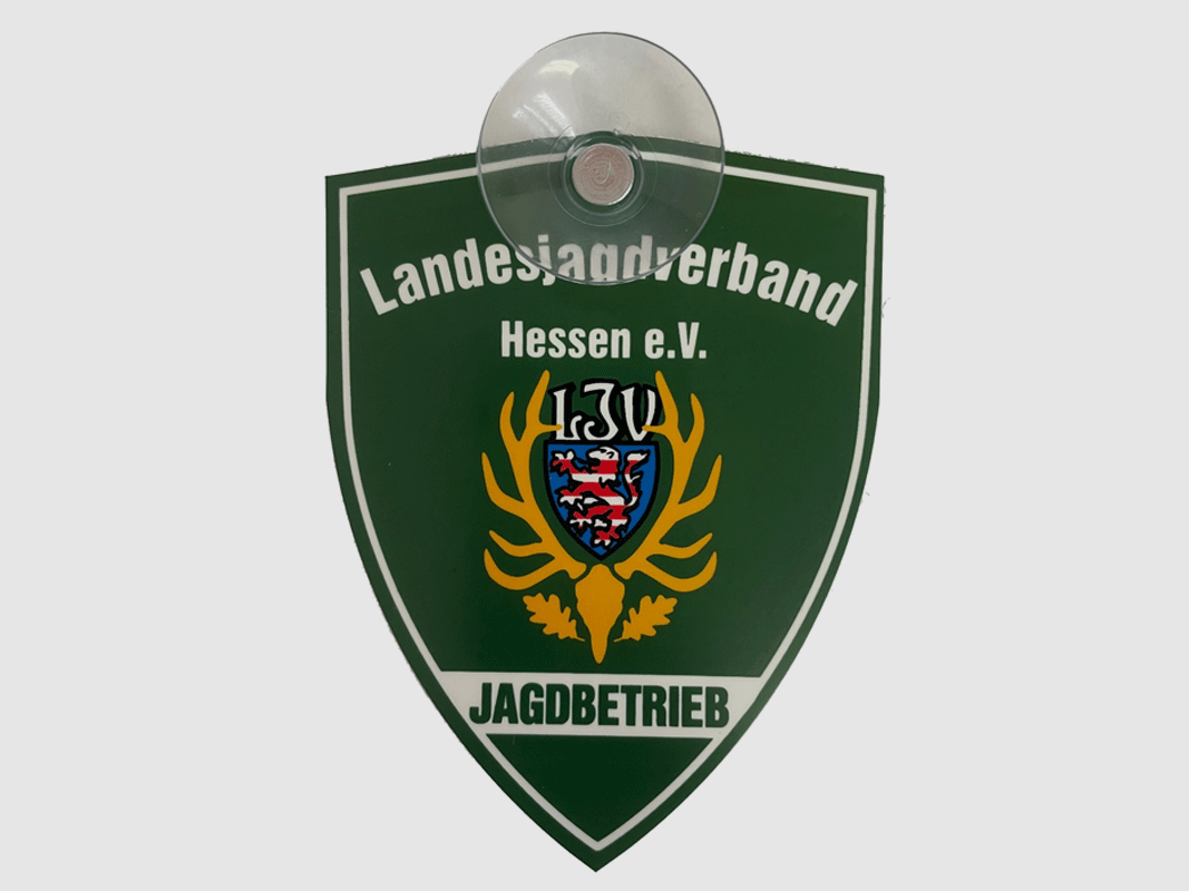 LJV Hessen - Autoschild "Jagdbetrieb"