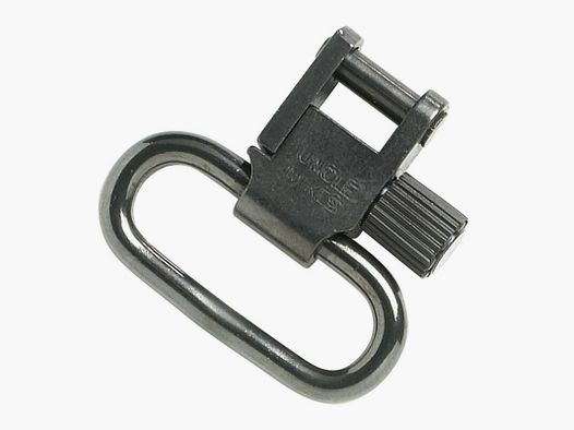 Set di ganci per cinghie Uncle Mike's senza Tri-Lock nero 2 pezzi