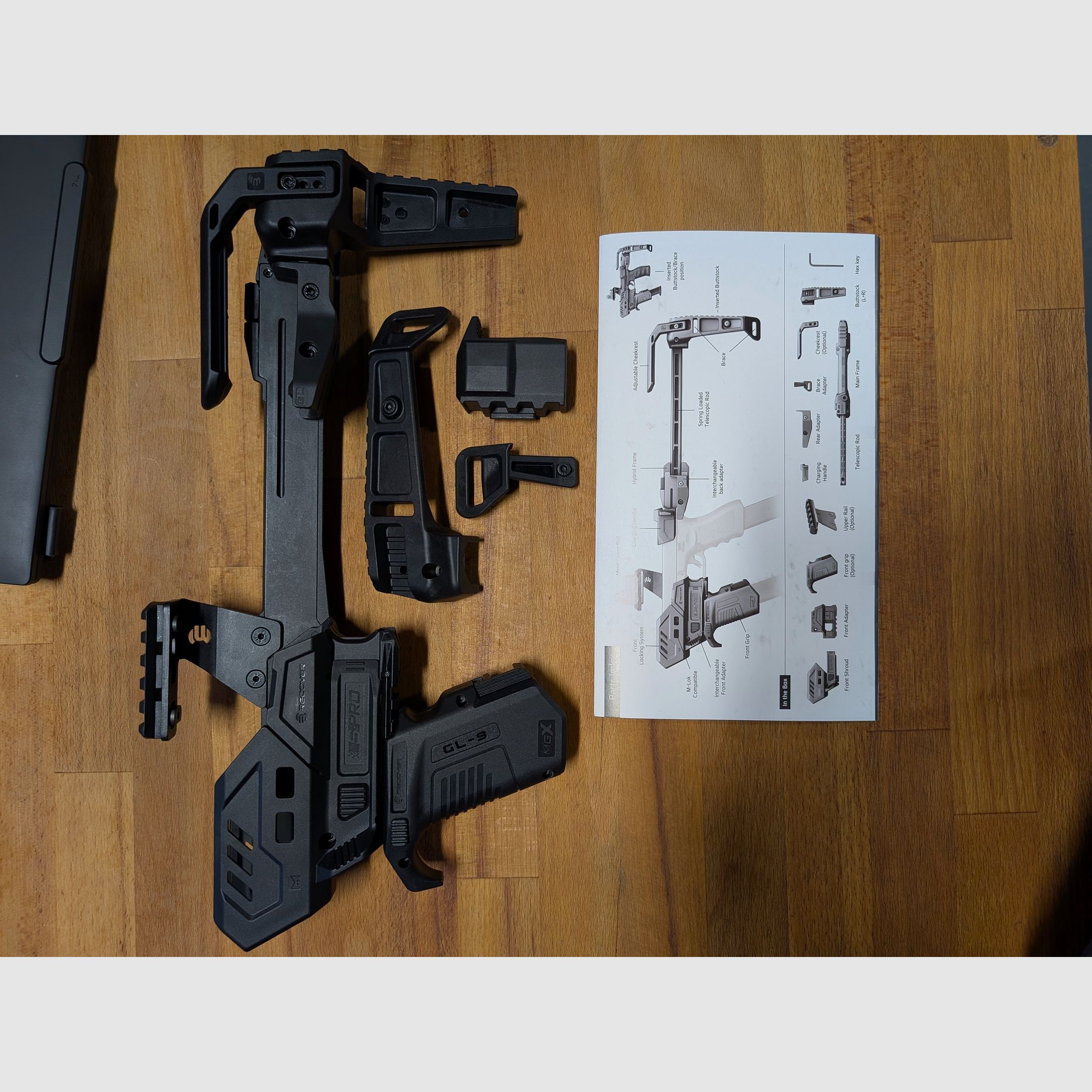 RECOVER TACTICAL S-PRO Full Kit GLOCK BLACK