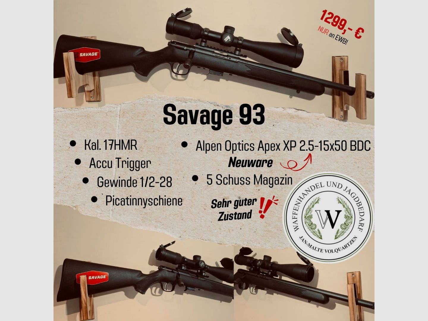 Savage 93 17HMR