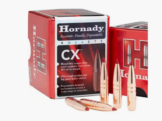 Hornady 301934 Geschoss .30 .308 11,7g 180grs. CX Wiederladen Bleifrei