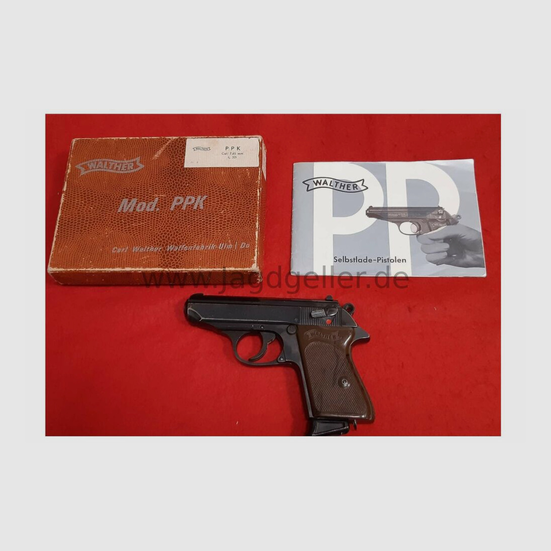 Walther PPK 7,65 Browning. w oryginalnym pudełku 7,65mm Browning