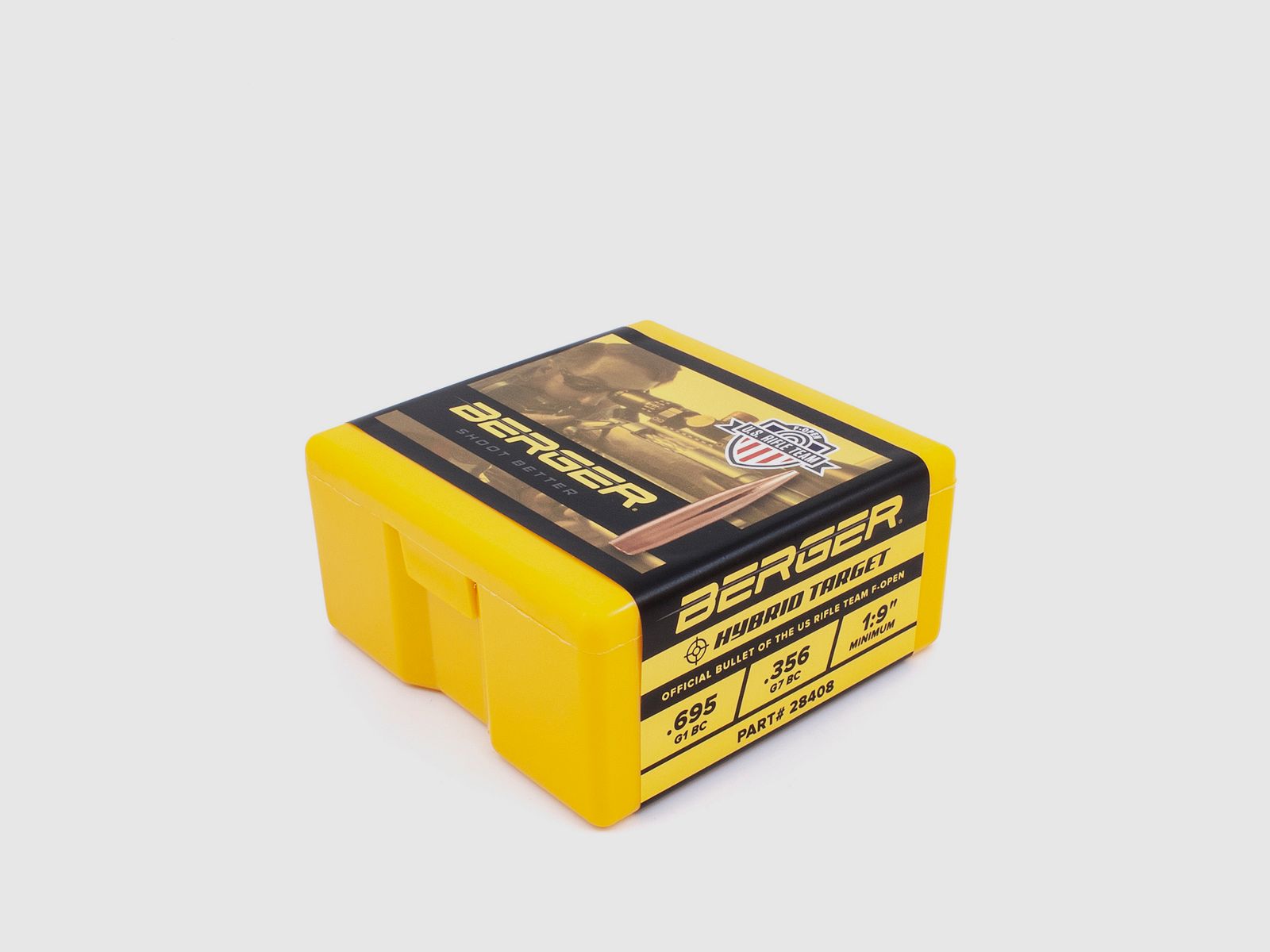 Berger Geschoss 7mm/.284 F-Open Hybrid Target 184GR 500 Stück