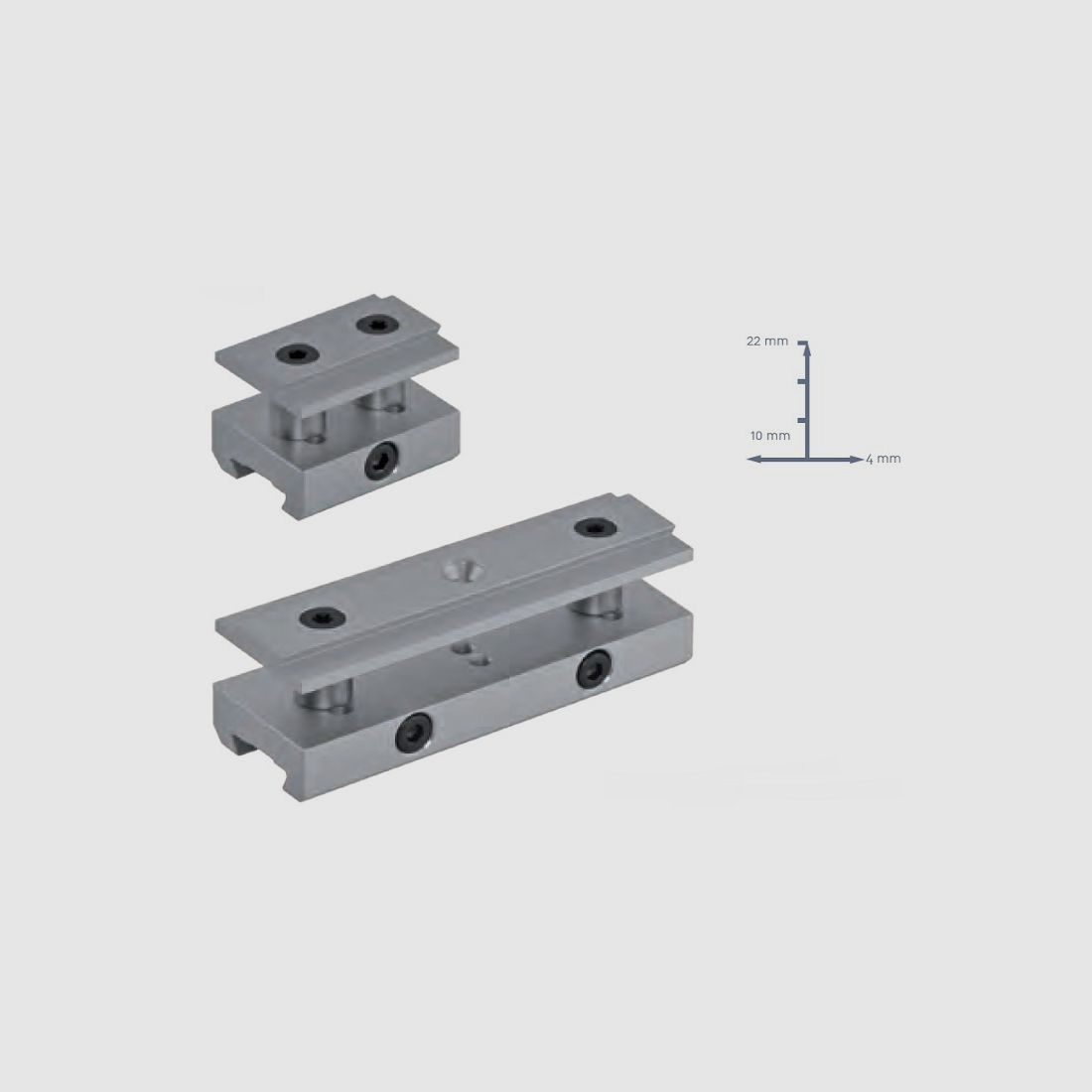 Centra Block Club FWB 10-22mm Visierlinienerhöhungen