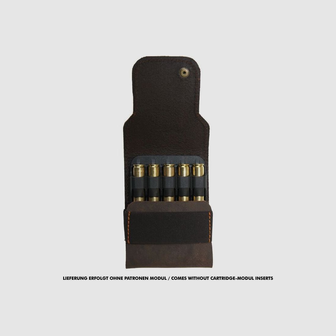 AKAH Patronenetui Büffelleder für RUAG Patronenmodul