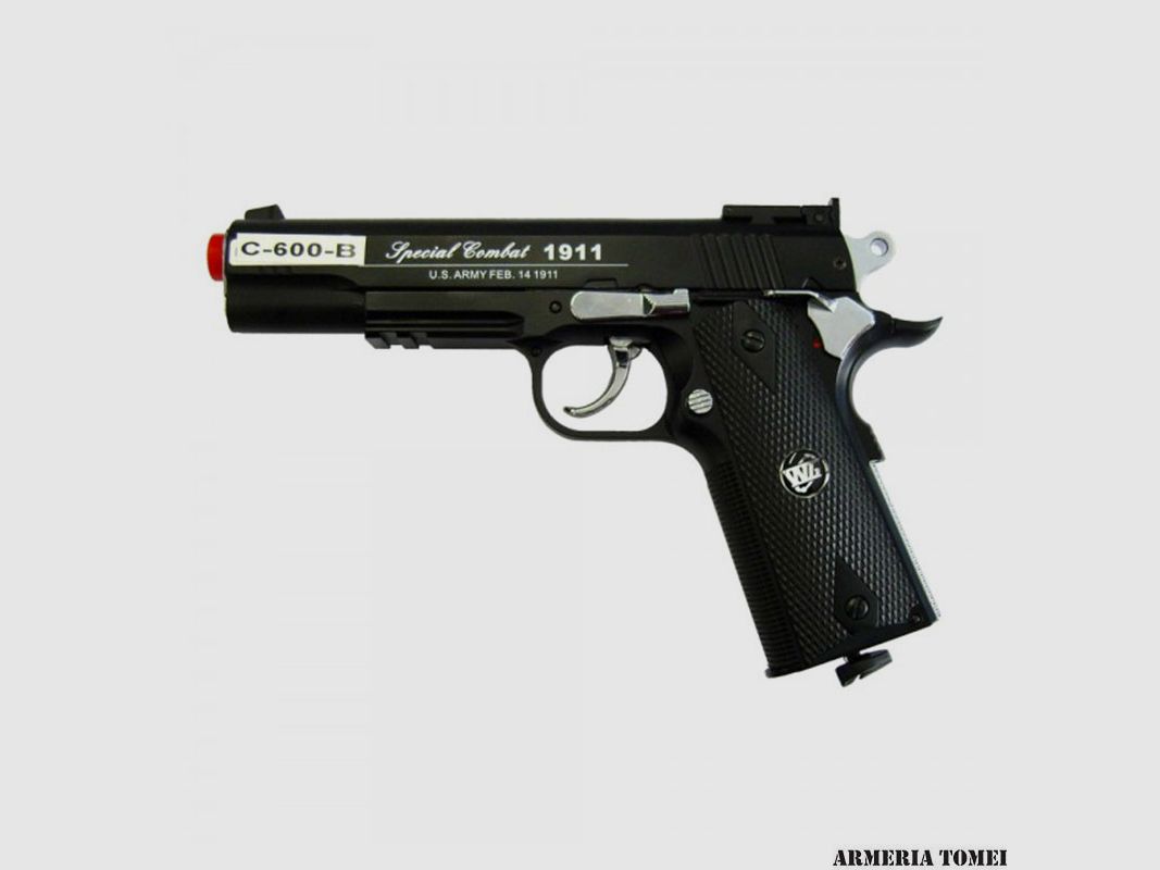 Airsoftpistool – WIN GUN CO2 SPORT 601 1911 16 schoten