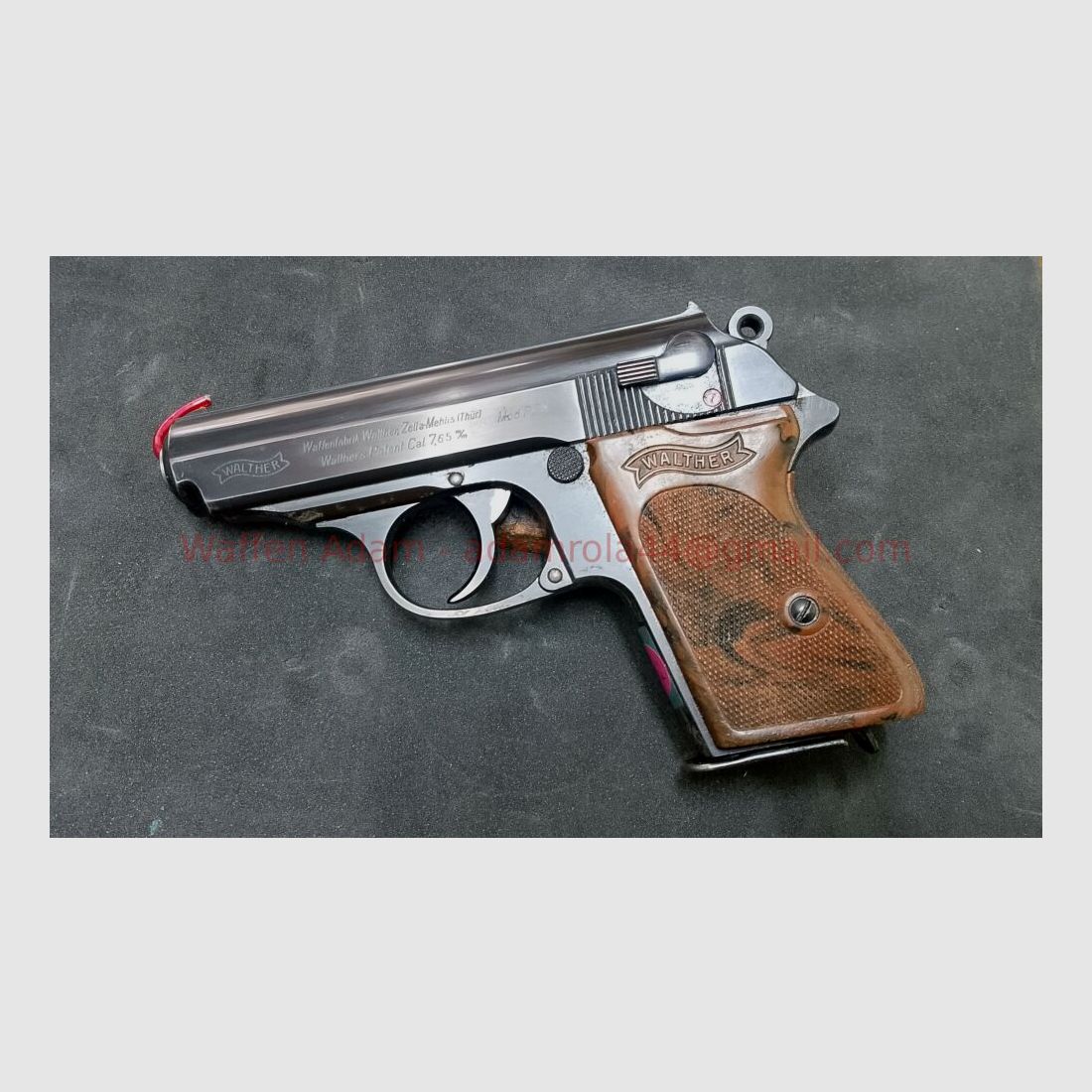 Walther Zella Mehlis ca. 1932 PPk 90° Sicherung