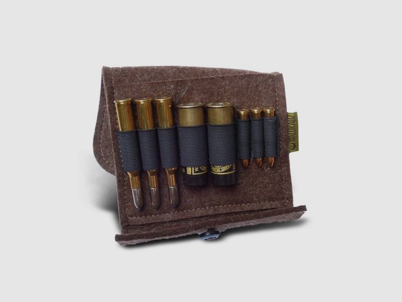 Tawny Owl Drilling Felt Cartridge Case