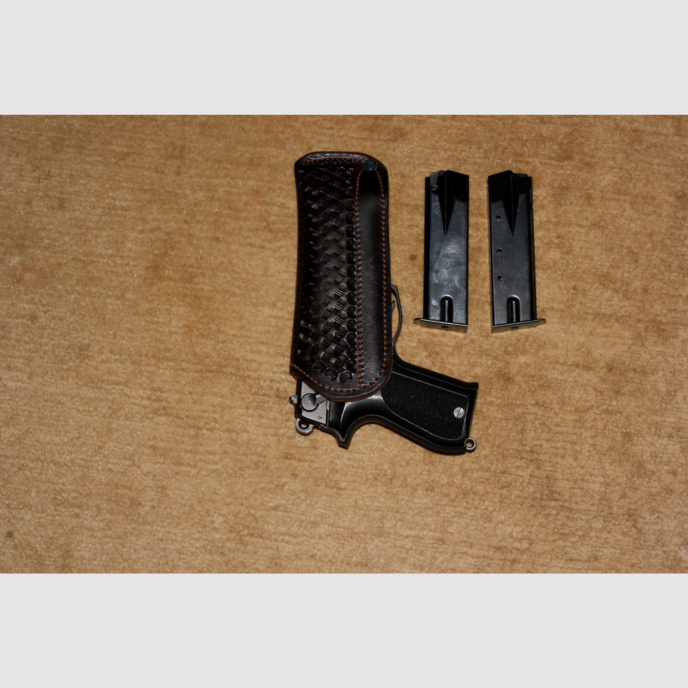 Pistole Walther P 88 9mm Para mit Zubehör