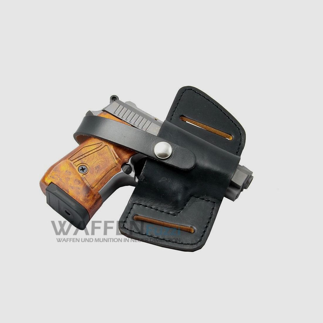 Holster ceinture Belt-Slide avec boucle de ceinture pour Zoraki, Walther, ISSC M22, Röhm et plus.