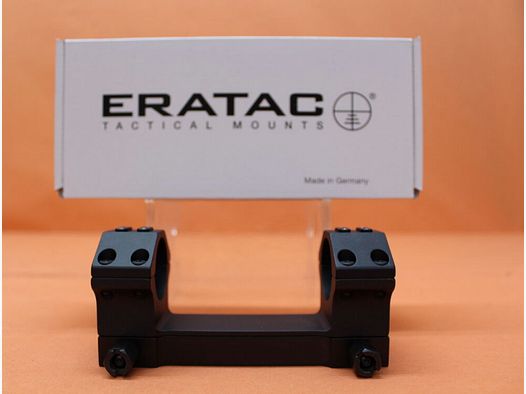 Recknagel Era-Tac Block Mount 30mm (T5013-0020) with Nut, Aluminum Black, Height=20mm for Picatinny Profile