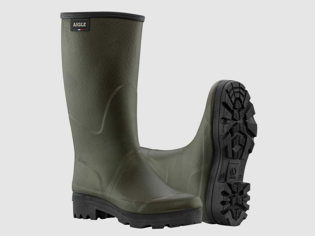Aigle - Women's Boots Chambord Neomesh Khaki - Size 41, image 3 of 6