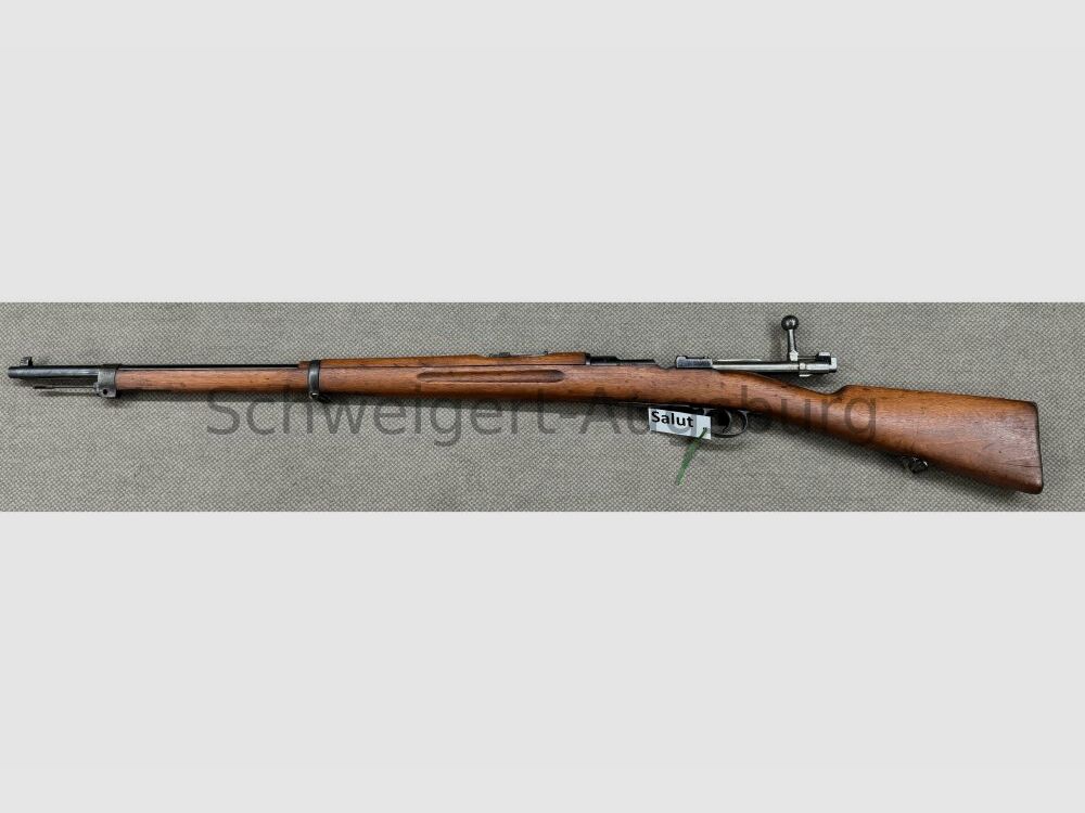 Carl Gustafs Salutgewehr mit BKA Stempelung Salut