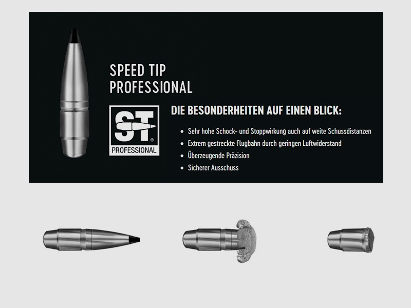 RWS Kugelpatronen 7mmRemMag Speed Tip Pro 20 Stk 9,7g/150gr