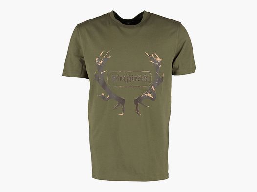 OS-Trachten Men's T-shirt Wildbock – Khaki