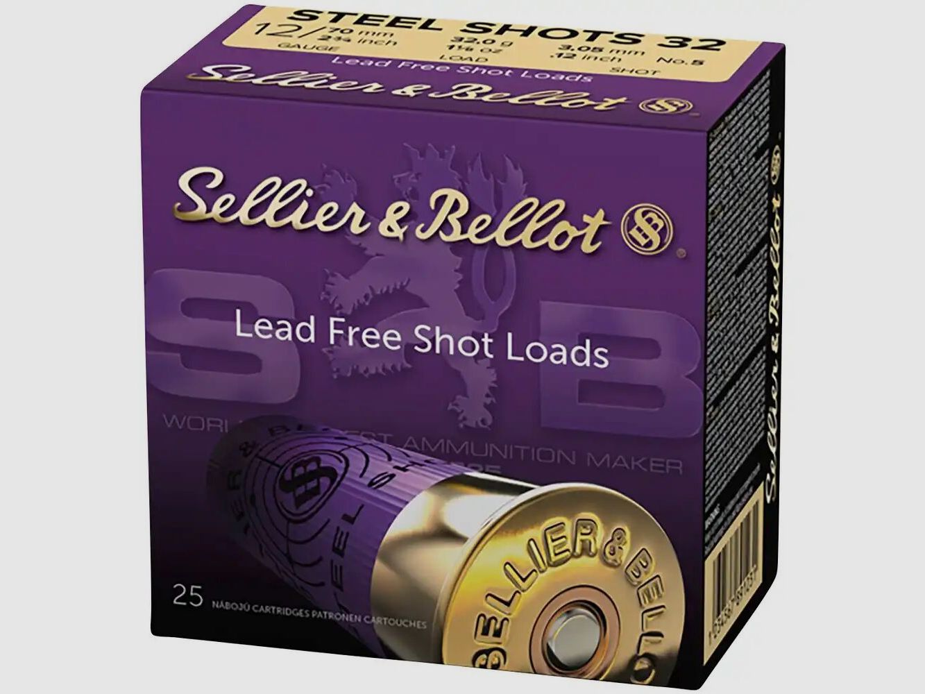 Sellier & Bellot Jagd Steel - 32g - 3,0mm - 25 Stk